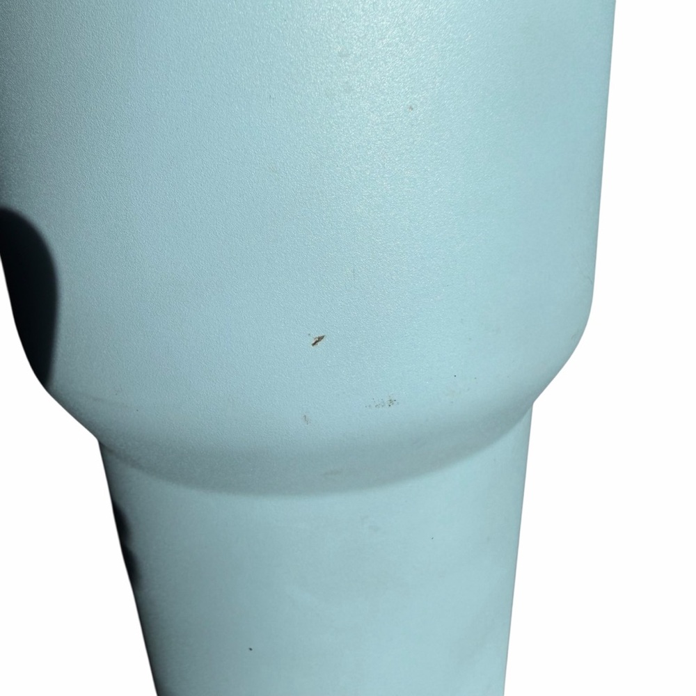 STANLEY QUENCHER H2.0 40 OZ BLUE TUMBLER W/ HANDLE & STRAW - Picture 10 of 10